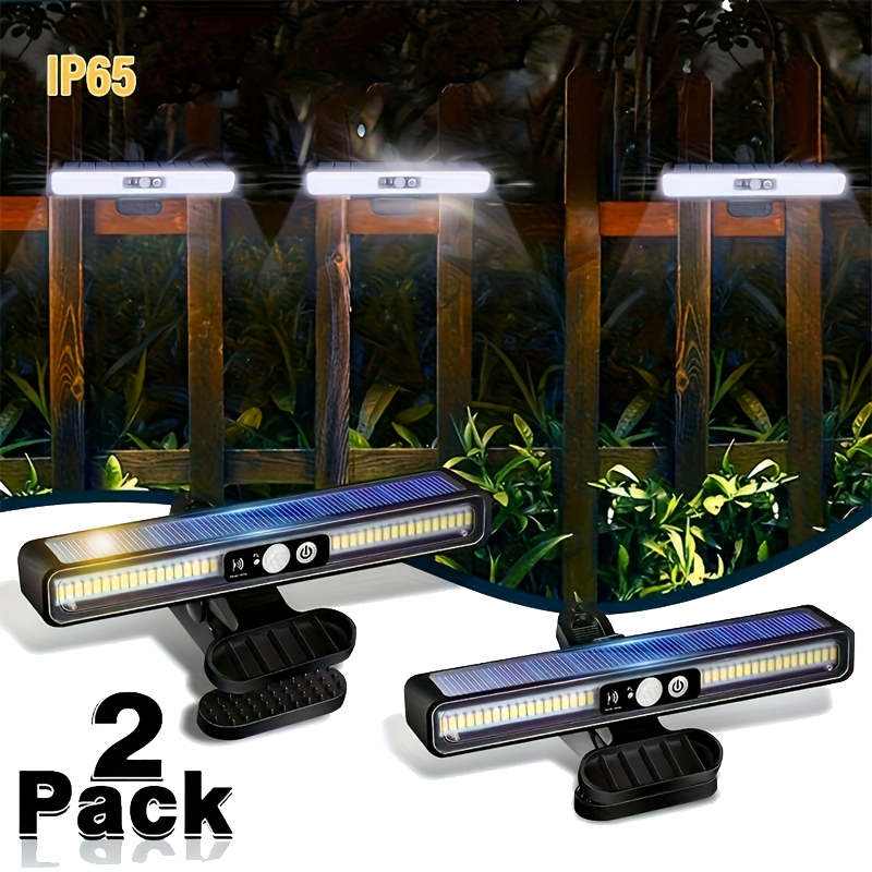 Outdoor Power Lights - 클립형 태양광 모션 라이트, 방수 야외용,