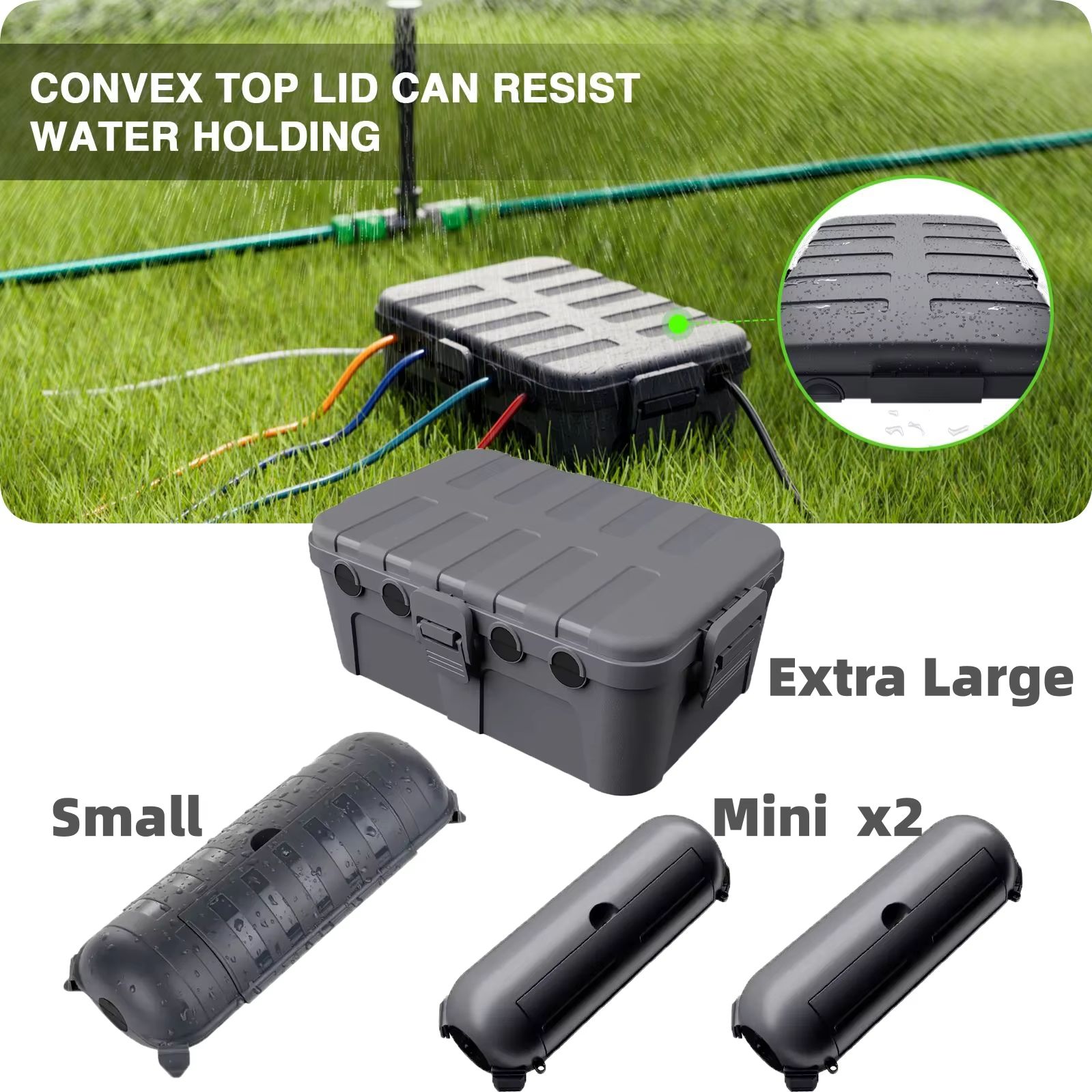 Outdoor Power Strip With Cover - 대형 방수 야외 전기 박스 케이블