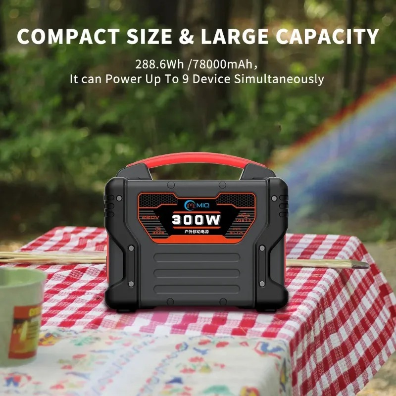 Quality Outdoor Power - 고품질 300W 휴대용 파워스테이션 299.7Wh 태양광