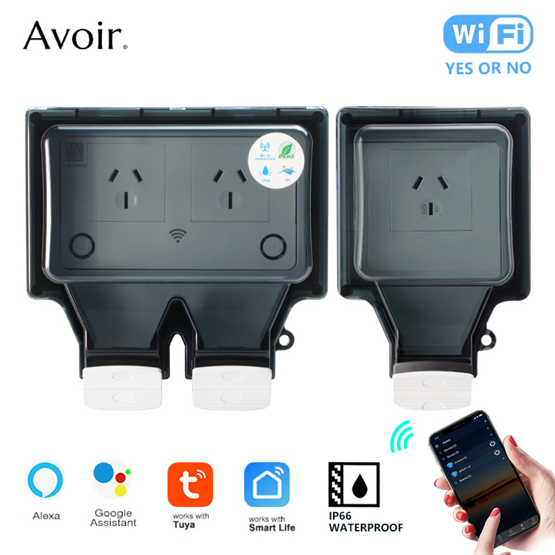Outdoor Kitchen Power Outlet - Avoir 투야 와이파이 소켓, 야외 방수