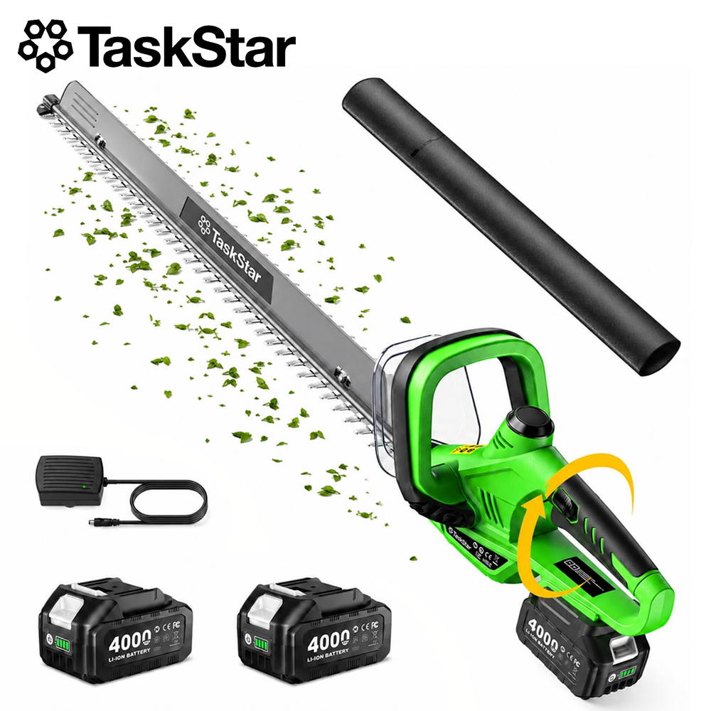 Lawn Mower Battery - TaskStar 22인치 전기 헤지 트리머(180도 회전)