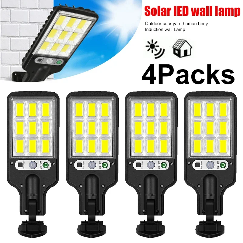 Outdoor Power Lights - 강력한 LED 태양광 야외 마당 벽등