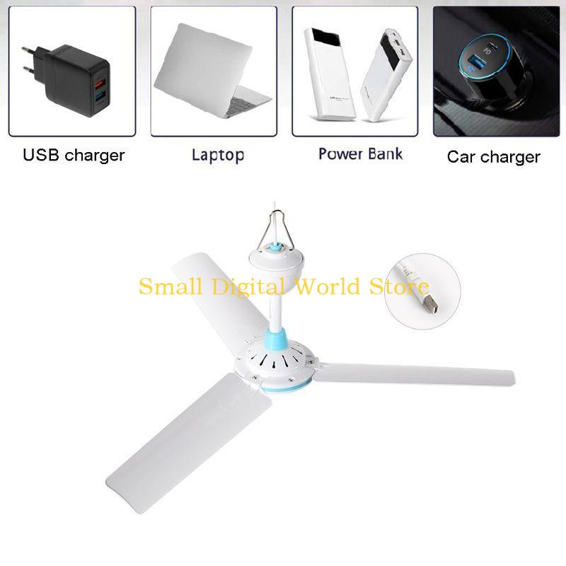 77UB 3 잎 5V USB 천장 팬 공기 냉각기 캠핑 - Outdoor Power For Gazebo 리뷰 및 가격