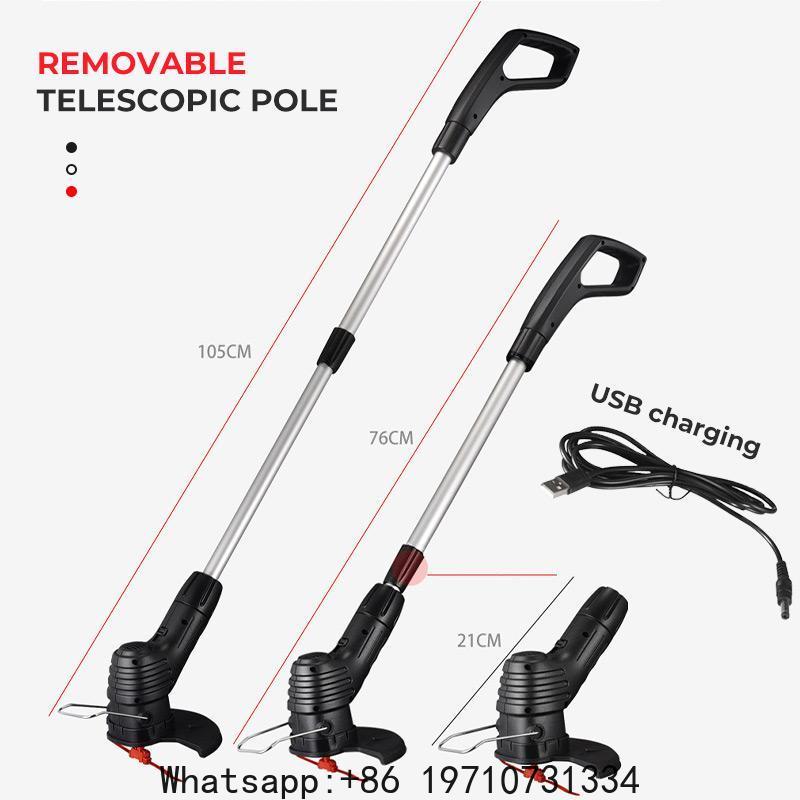 휴대용 스마트 무선 전기 잔디깎이 리튬 배터리 제초기  - Lawn Mower Battery 리뷰 및 가격