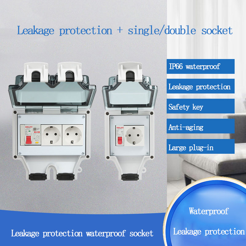야외 방수 소켓 86형 누수 방지 스위치가 있는 방수  - Outdoor Power Hub 리뷰 및 가격