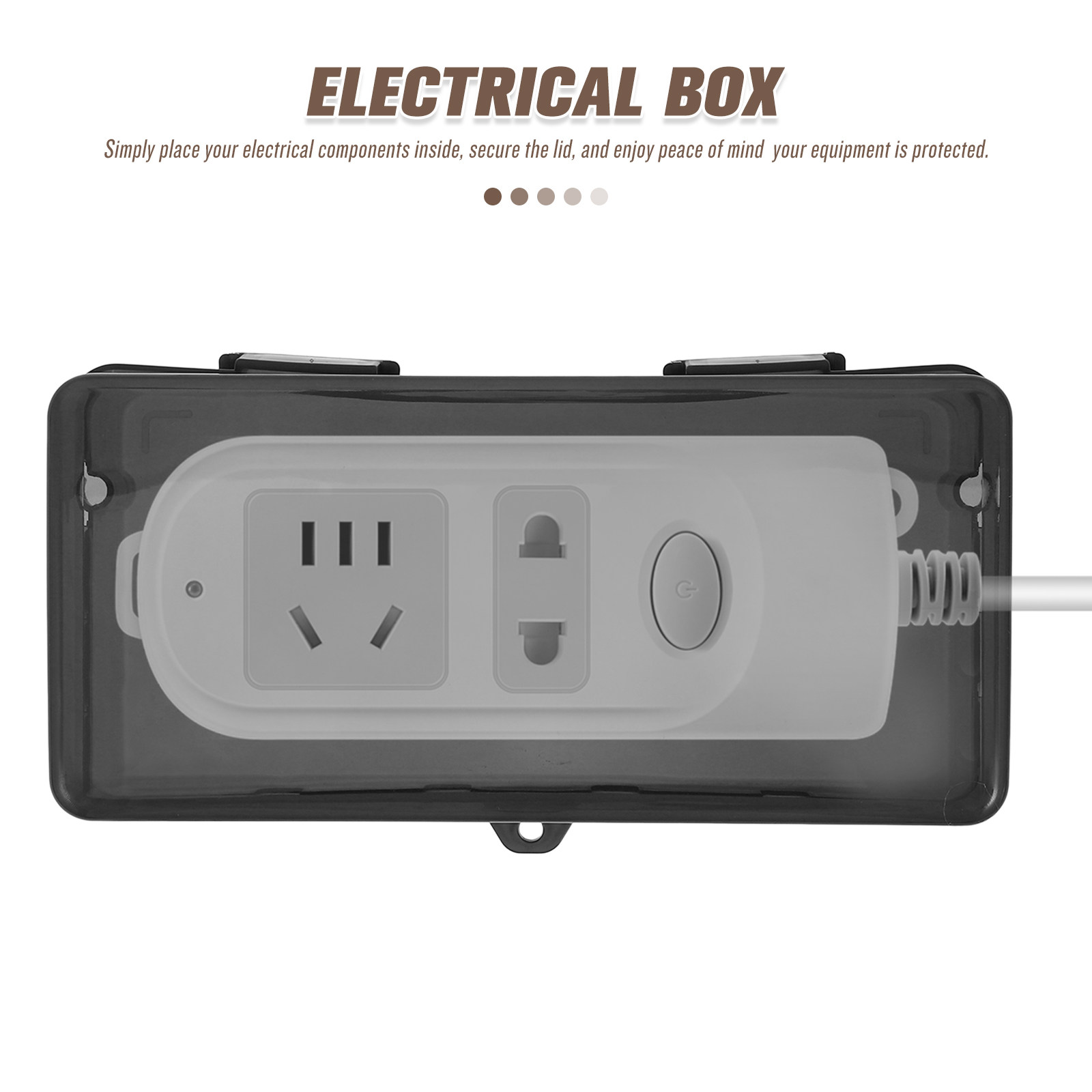 대형 야외 전기 박스 방수 방진 연장 코드 커버 8개  - Outdoor Power Strip With Cover 리뷰 및 가격