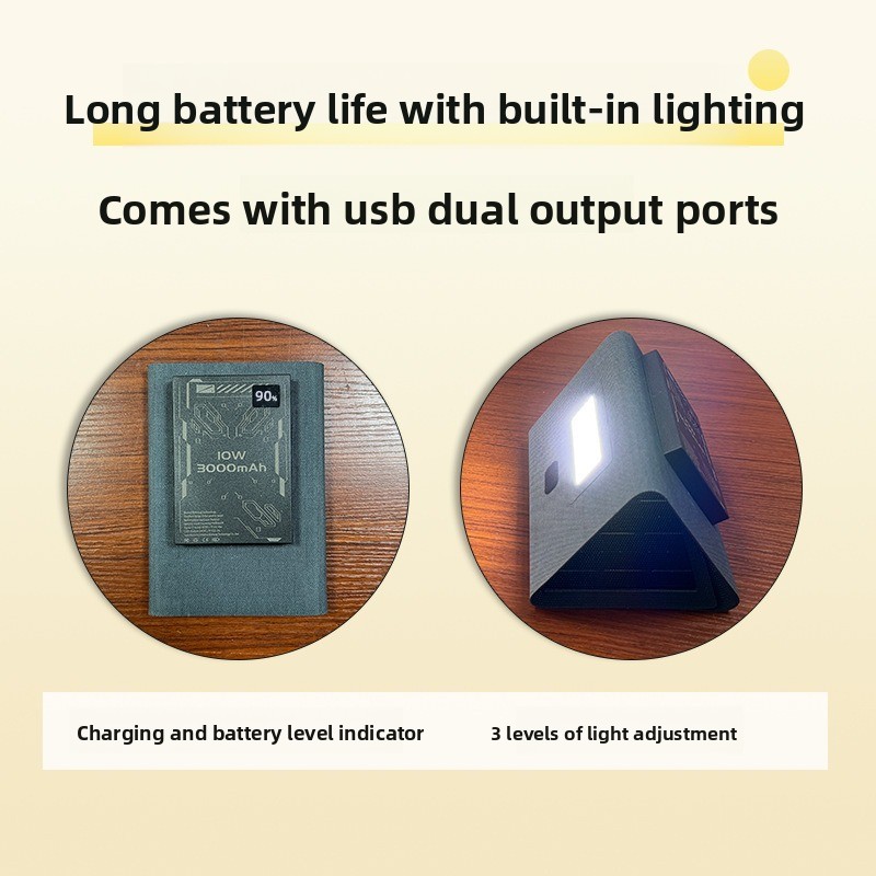 접이식 태양광 패널 충전기 휴대용 보조배터리(LED 조 - Outdoor Power Bank 리뷰 및 가격
