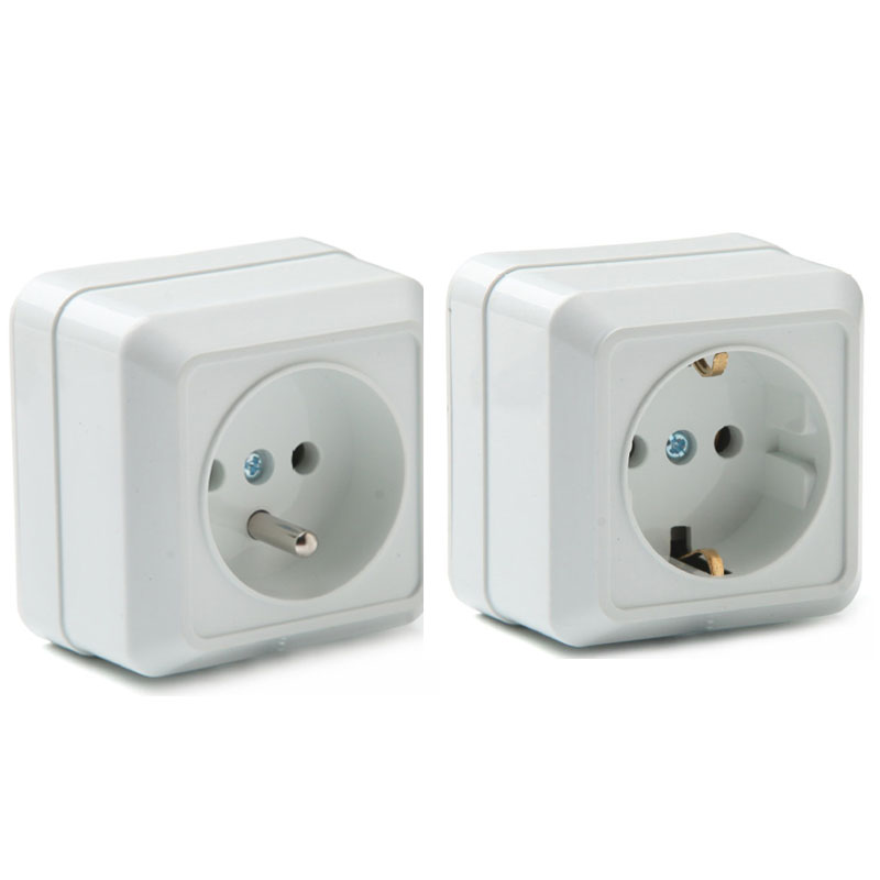 1PCS 독일 프랑스 방수 안티 UV 표면 장착 벽 전 - Outdoor Kitchen Power Outlet 리뷰 및 가격