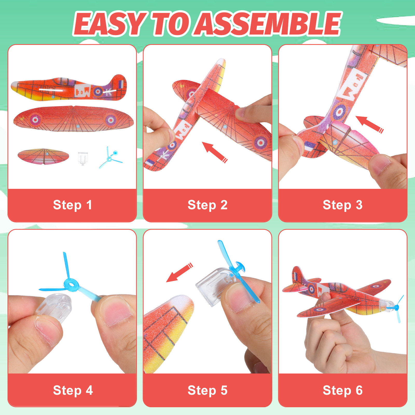 36Pcs 폼 비행기 모델 어린이를위한 고품질 안전 비 - Quality Outdoor Power 리뷰 및 가격