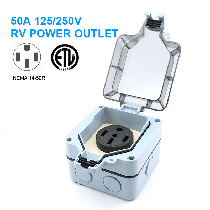 야외용 전원 콘센트 박스 방수 IP66 50A 125v - Outdoor Power Hub 리뷰 및 가격