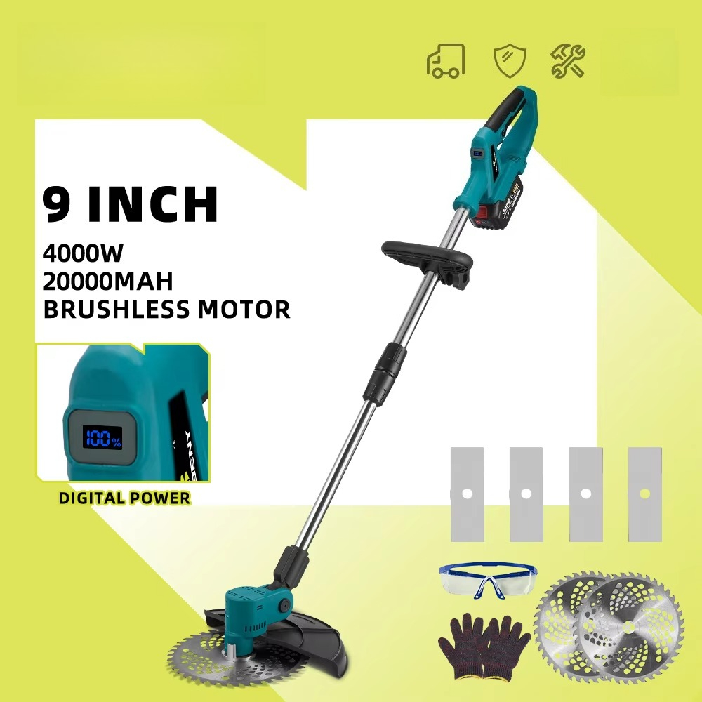 4000W 전기 잔디깎이, 잔디 절단용, 20000mA - Lawn Mower Battery 리뷰 및 가격