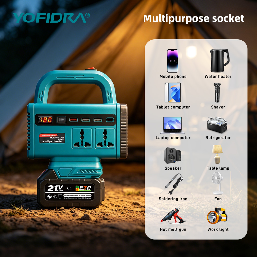 요피드라 220V 휴대용 파워 인버터 야외 비상 전원  - Outdoor Power Hub 리뷰 및 가격