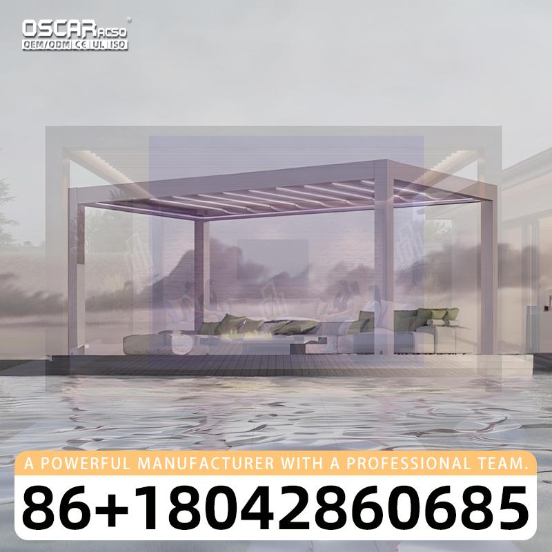 넓은 공간의 전동식 알루미늄 가제보 바이오클라이매틱 퍼 - Outdoor Power For Gazebo 리뷰 및 가격