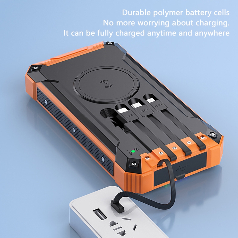 새로운 20000mAh 태양광 충전기 무선 자석 충전  - Xiaomi Outdoor Power Supply 리뷰 및 가격