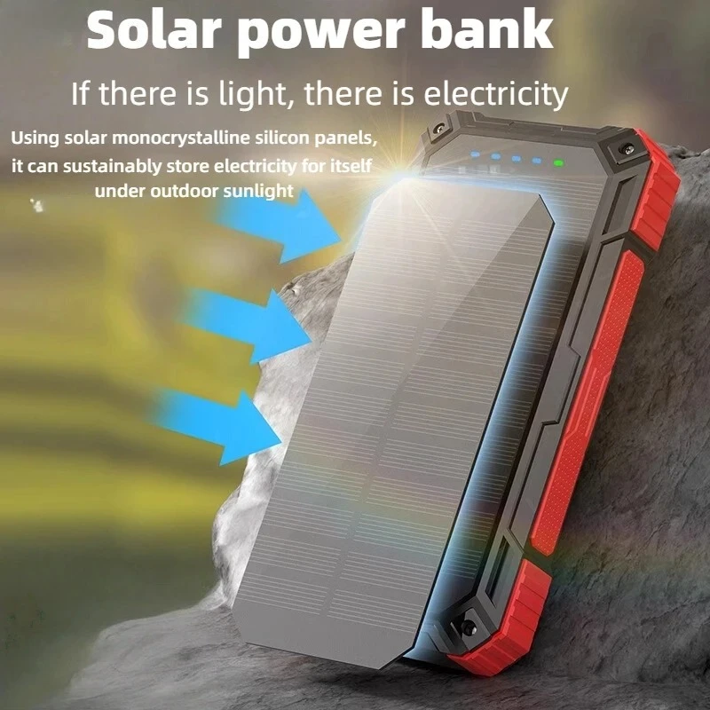 새로운 20000mAh 태양광 충전기 무선 자석 충전  - Xiaomi Outdoor Power Supply 리뷰 및 가격
