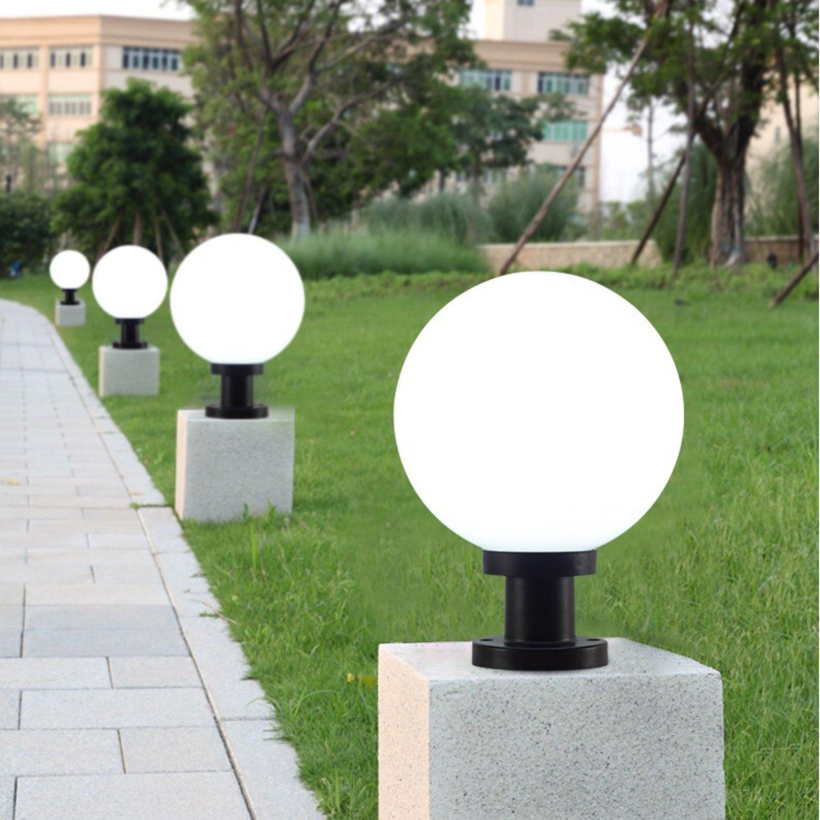 황혼부터 새벽까지 야외 조명 램프 구형 태양광 기둥 램 - Outdoor Power Lights 리뷰 및 가격
