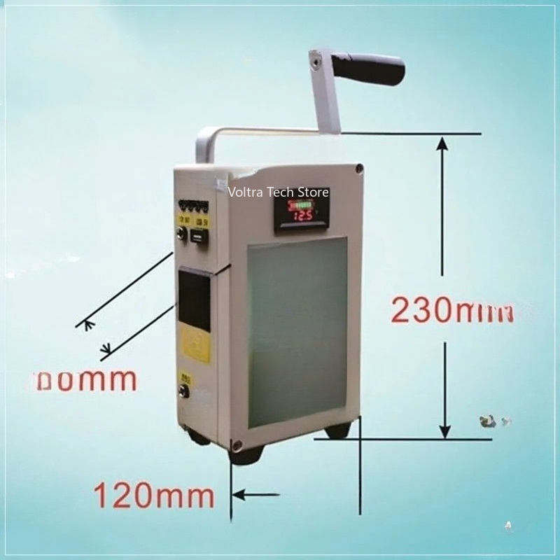 핸드 크랭크 발전기 휴대폰 충전 보조배터리 고출력 22 - Outdoor Power Bank 리뷰 및 가격